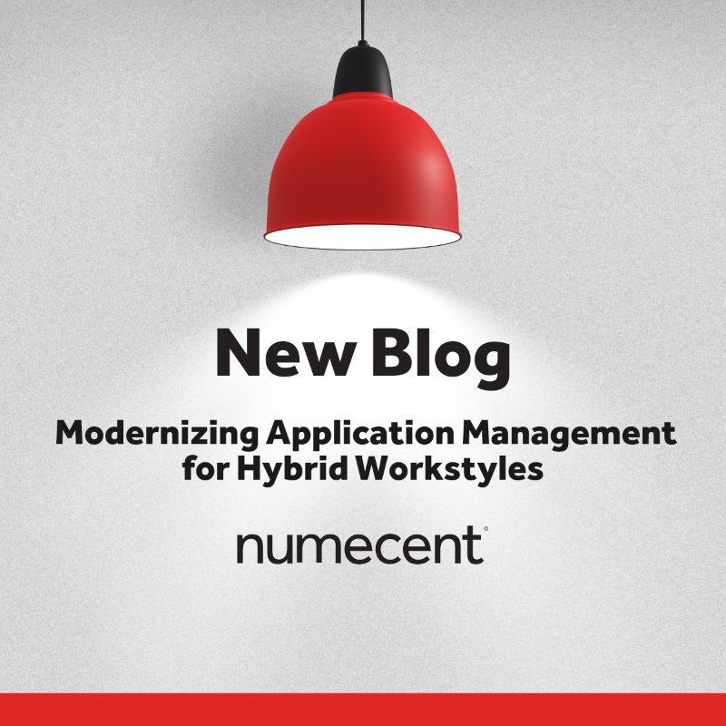 Numecent's tweet photo. Hybrid work is here to stay. Currently, 72% of organizations utilize a #hybridworking model. Read @Rorymon's latest blog to see how Cloudpager conquers the challenges of application management for #hybrid workforces, while future-proofing IT operations for emerging technologies: