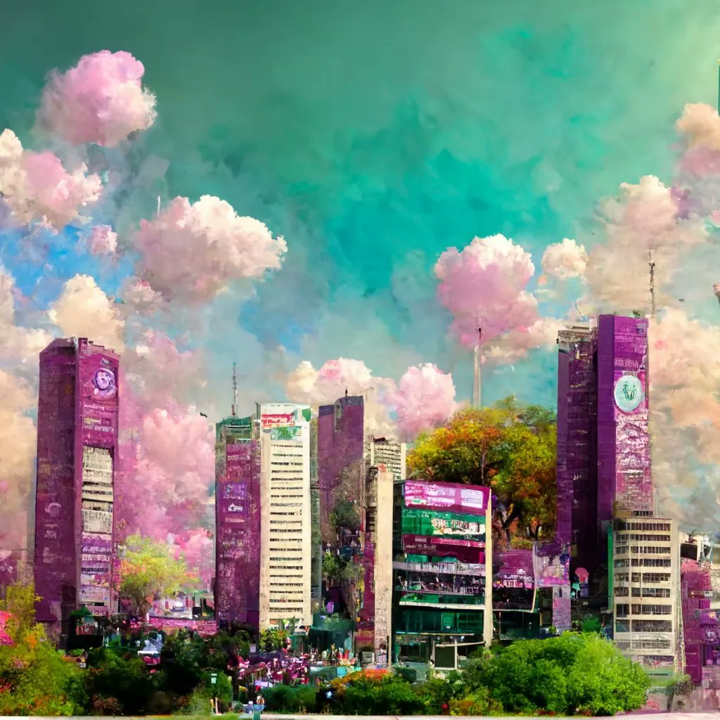 Happy week for everyone! Today it finishes my trip in Mexico, it has been an inspiring place to create lot of art. The pictures of today has been inspired on México city where I have spent last week. Bye bye city!!
#Monday #cityvibes #AIart #aiartcommunity #NFTartwork #objkt
