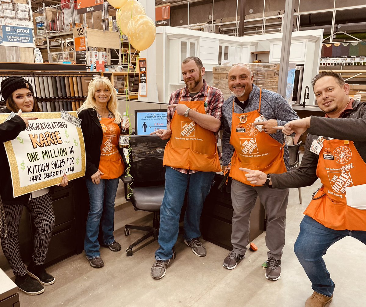 Now that’s a LOT of Kitchens!!! Congratulations to my Kitchen Designer Karie for hitting a Million in Kitchen Sales! She’s #1 in the District! 💰🤑💵<a href="/SattlerJr/">Mark Sattler Jr.</a> <a href="/HaueterAdam/">Adam haueter</a> <a href="/LeviTsin/">Levi Tsinijinnie</a> <a href="/MitchellDayto13/">Mitchell Dayton</a>