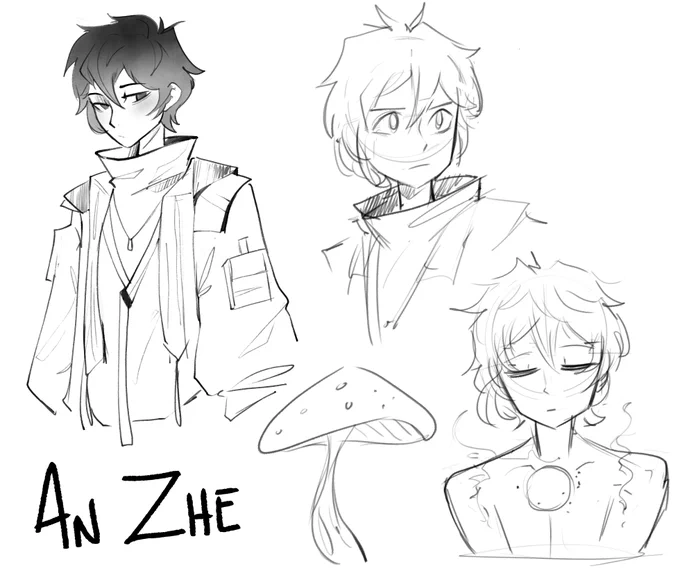 Read the novel Little Mushroom, An Zhe is precious, I love him so much ;w; book two destroyed me wah! 