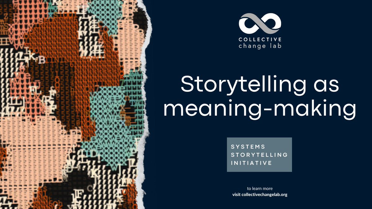 ⭐️ Nearly a year ago, we set off on a journey to discover how storytelling can help us transform social systems. Though the journey continues we would like to share our emerging learnings from the systems storytelling initiative.

🖇️Medium: bit.ly/3zTq87w (1/2)