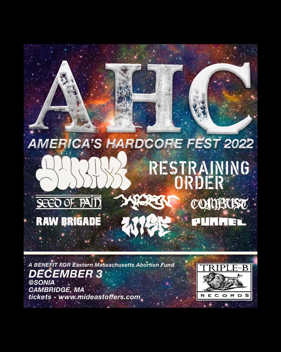 Pummel Season ends.

Our final shows will be @ALYKFest and America’s Hardcore Fest at the end of this year. Come dance one last time.