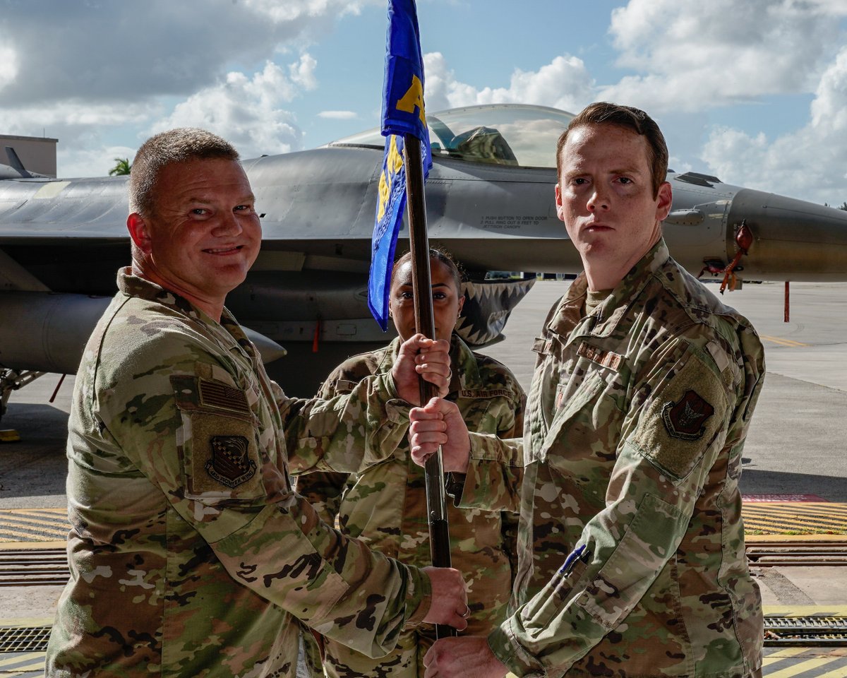 Homestead_ARB's tweet photo. Yesterday, Capt. Zach Early assumed command of the 482nd Aircraft Maintenance Squadron from Col. Kyle Hosman, 482nd Maintenance Group Commander, at #HARB. #HARBReady #ReserveReady #HARBResilient #ReserveResilient https://t.co/u9R0S4F6VU