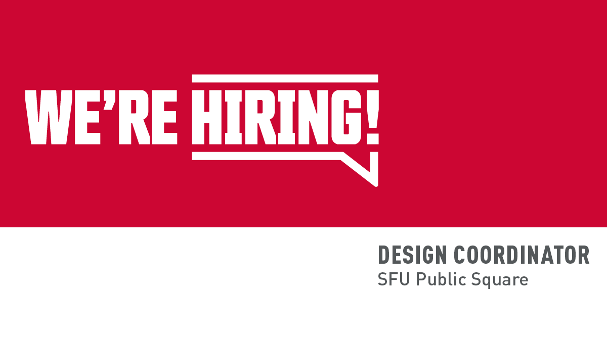 SFU_CERi's tweet photo. | JOB OPPORTUNITY! |
@SFUPublicSquare is looking for a new team member to support its design and branding needs!

Apply by Nov 10 at https://t.co/HFPMCEDEDD https://t.co/4FGQ5uQdk5
