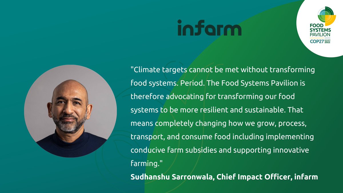 INFARM Global (@infarm_global) on Twitter photo Alongside Dr DhanushDinesh (<a href="/Clim_Eat/">Clim-Eat</a>), <a href="/elizabethnsima/">Elizabeth Nsimadala</a> (<a href="/worldfarmersorg/">WFO</a>), Gus Guadagning (<a href="/GoodFoodInst/">The Good Food Institute</a>) and <a href="/EkdahlOscar/">Oscar Ekdahl</a>  (<a href="/WFP/">World Food Programme</a>), he discussed how global and regional solutions could lessen risks, increase supply chain stability, and improve livelihoods. Alongside Dr DhanushDinesh (<a href="/Clim_Eat/">Clim-Eat</a>), <a href="/elizabethnsima/">Elizabeth Nsimadala</a> (<a href="/worldfarmersorg/">WFO</a>), Gus Guadagning (<a href="/GoodFoodInst/">The Good Food Institute</a>) and <a href="/EkdahlOscar/">Oscar Ekdahl</a>  (<a href="/WFP/">World Food Programme</a>), he discussed how global and regional solutions could lessen risks, increase supply chain stability, and improve livelihoods.