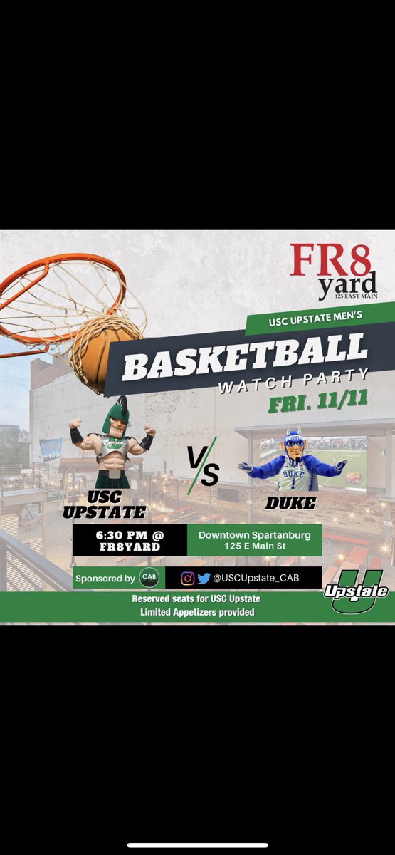 USC Upstate CAB tweet media