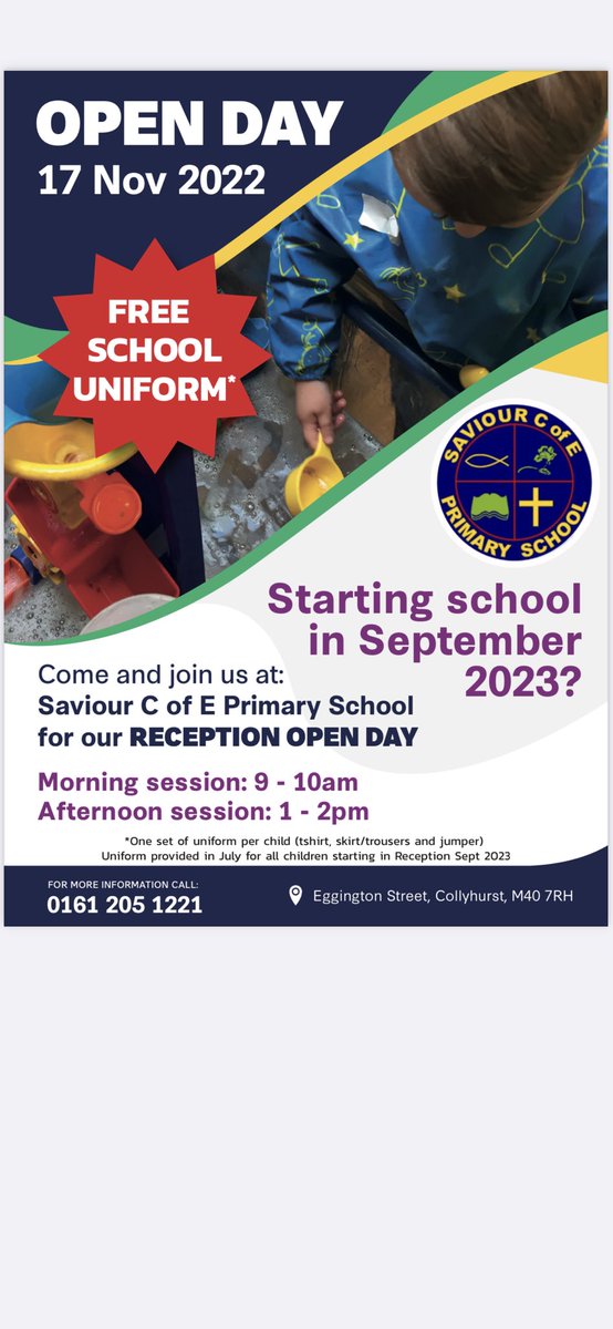 Come and join us on Thursday 17th November and we can help with your application to our wonderful school. <a href="/COTSaviour/">The Saviour Collyhurst</a> <a href="/WeAreCollyhurst/">BigLocalCollyhurst</a> <a href="/DbeManchester/">Manchester DBE</a> <a href="/MENnewsdesk/">Manchester News MEN</a> <a href="/ManCityCouncil/">Manchester City Council</a> Please RT 🙏