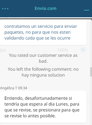 ko_0ko's tweet photo. @enviacom No hay soporte ni soluciones, en verdad, piensenlo antes de trabajar con ellos, no se preocupan por los clientes. Cuando necesitas generar guias, Simplemente no se puede, y nadie puede hacer nada. https://t.co/Eq33h1Xeuj