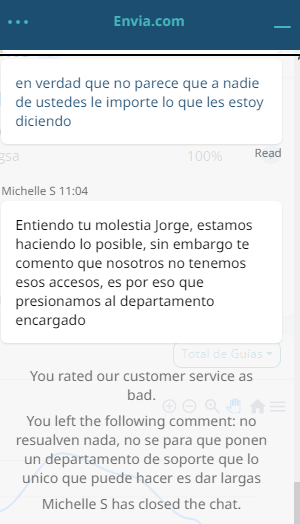 ko_0ko's tweet photo. @enviacom No hay soporte ni soluciones, en verdad, piensenlo antes de trabajar con ellos, no se preocupan por los clientes. Cuando necesitas generar guias, Simplemente no se puede, y nadie puede hacer nada. https://t.co/Eq33h1Xeuj