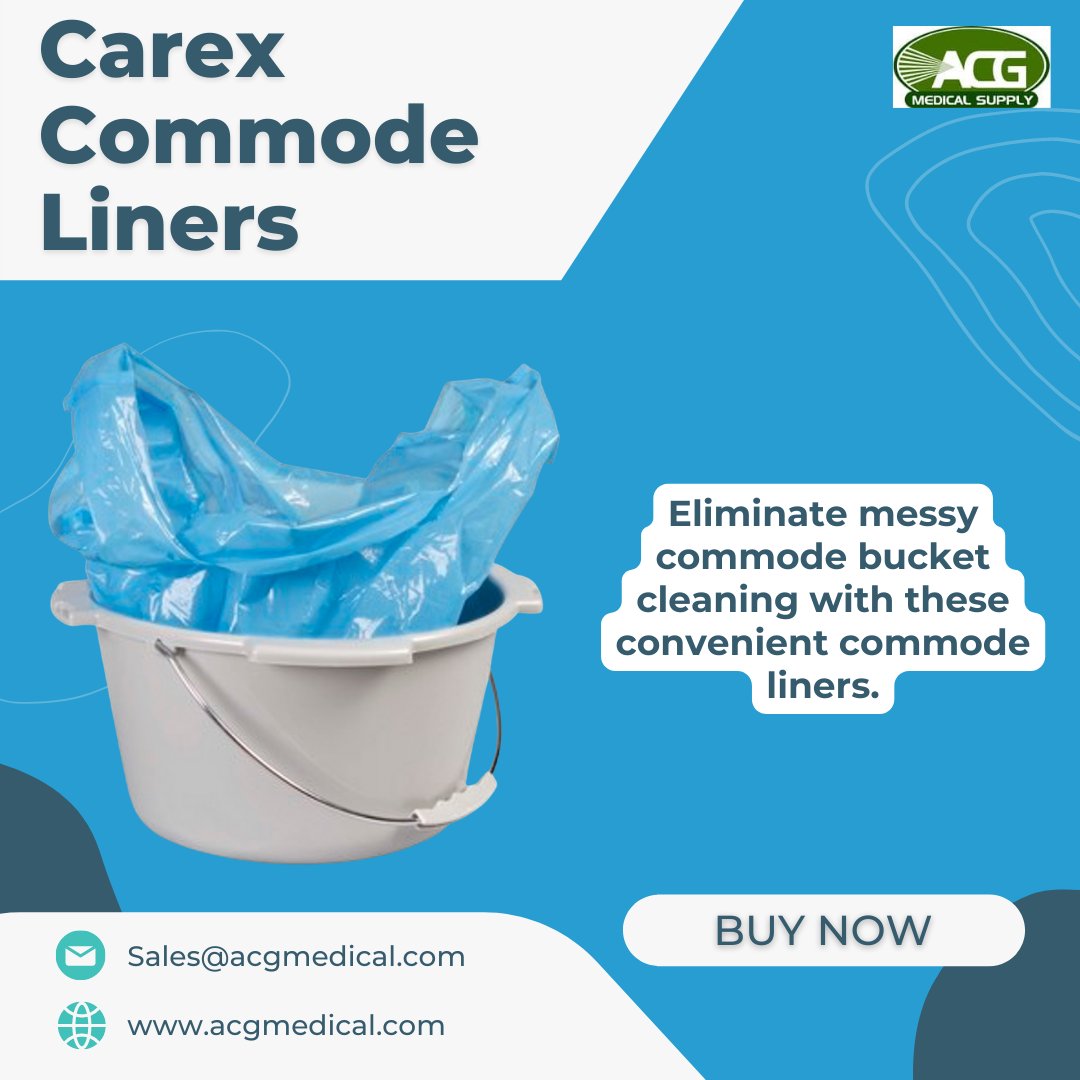 ACGMedicalsupp's tweet image. Carex Commode Liners | ACG Medical Supply

Super absorbent liners provide caregivers with a convenient solution to easier commode cleaning and sanitation.

Shop Now: bit.ly/3DDV10Q

#acgmedical #CommodeLiners #bathroomproducts #bathaccessories #healthcare #eldercare