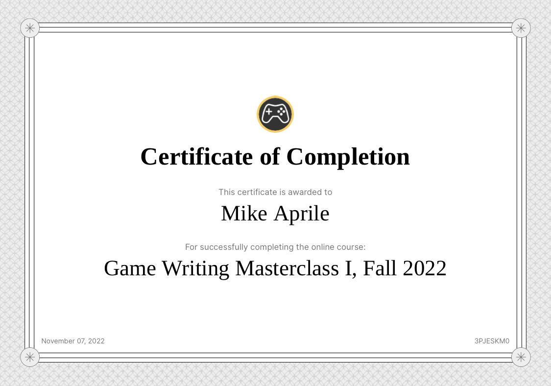 _maprile's tweet image. The past eight weeks have felt like the busiest of my life, but I’m proud to say I pushed through and accomplished something I’ve had on my list for a long time. I’m a @narrativedept graduate!