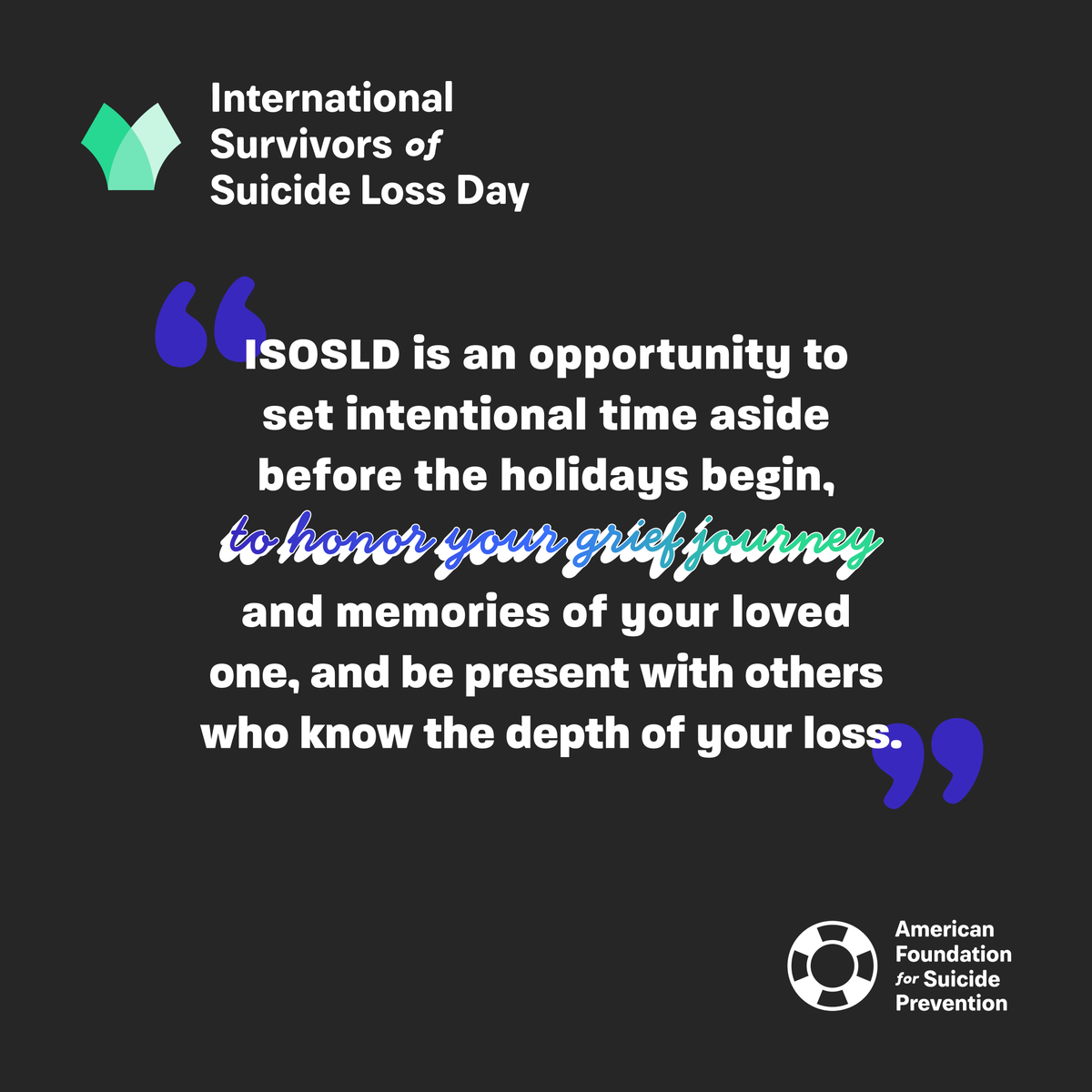 afspnational's tweet photo. Be intentional.

Sign up for a #SurvivorDay event near you: https://t.co/h1ZBUiFFsi https://t.co/asUErFwiz0