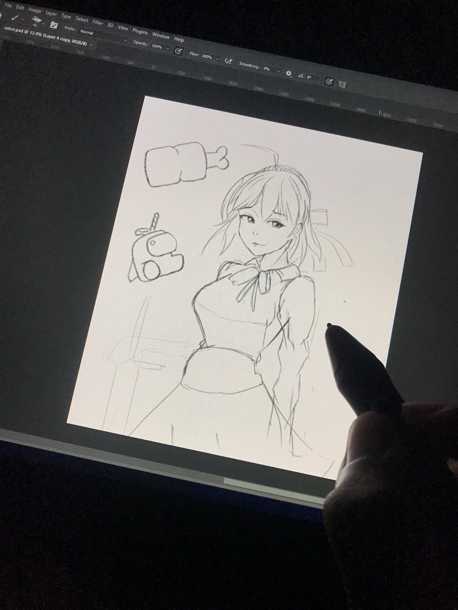 sei_creates's tweet photo. WIP

#digitalart #saber #fate #FGO https://t.co/CJDlZDuuKx