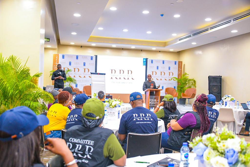 What an energizing day at <a href="/UNDPNigeria/">UNDP Nigeria</a> staff retreat. An opportunity to renew our commitment to support #SDGs in 🇳🇬. What an incredible team from across the country. Reminded them of our foundational document - the #UN charter &amp; it’s relevance in a turbulent global environment.