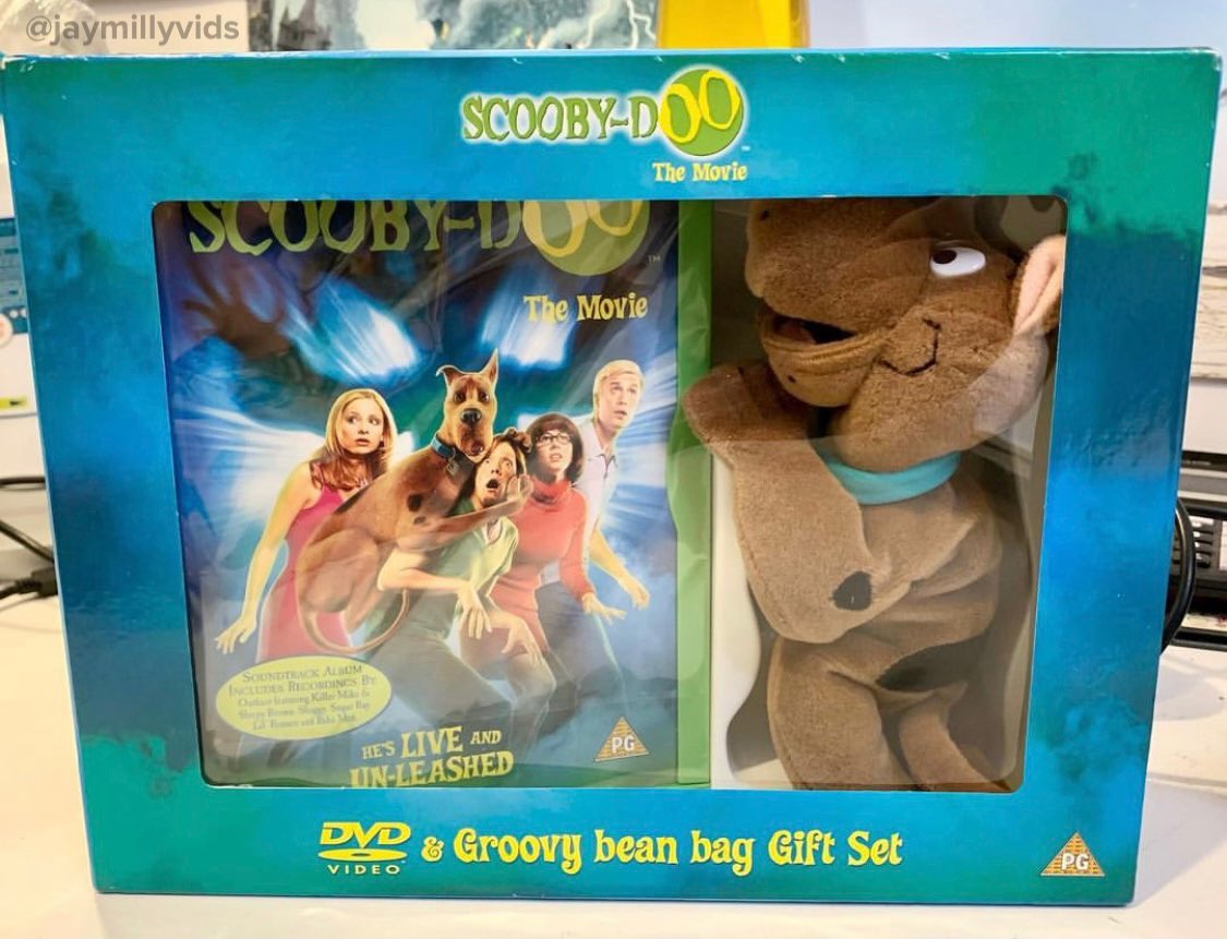 Scooby-Doo 2002 DVD and Groovy Bean Bag Gift Set #ScoobyDoo #ScoobyDoo2002 @JamesGunn @SarahMGellar @MatthewLillard @lindacardellini @RealFPJr