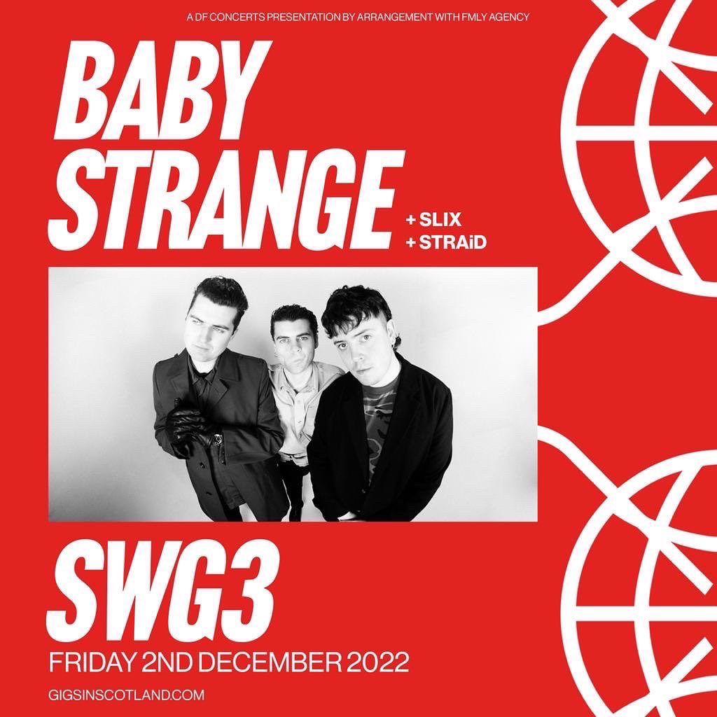 SLIX (@slixuk) on Twitter photo 💣 SWG3 BABY STRANGE SUPPORT 💣
UNREAL excited to announce we will be supporting <a href="/BABYSTRANGEX/">Baby Strange</a> at their SWG3 HEADLINE NEXT MONTH👊 we will be sharing the stage with <a href="/straidglasgow/">STRAiD</a> too! MAD🫶
VERY buzzing about this one, looking forward to seeing you all there!🫡 💣 SWG3 BABY STRANGE SUPPORT 💣
UNREAL excited to announce we will be supporting <a href="/BABYSTRANGEX/">Baby Strange</a> at their SWG3 HEADLINE NEXT MONTH👊 we will be sharing the stage with <a href="/straidglasgow/">STRAiD</a> too! MAD🫶
VERY buzzing about this one, looking forward to seeing you all there!🫡