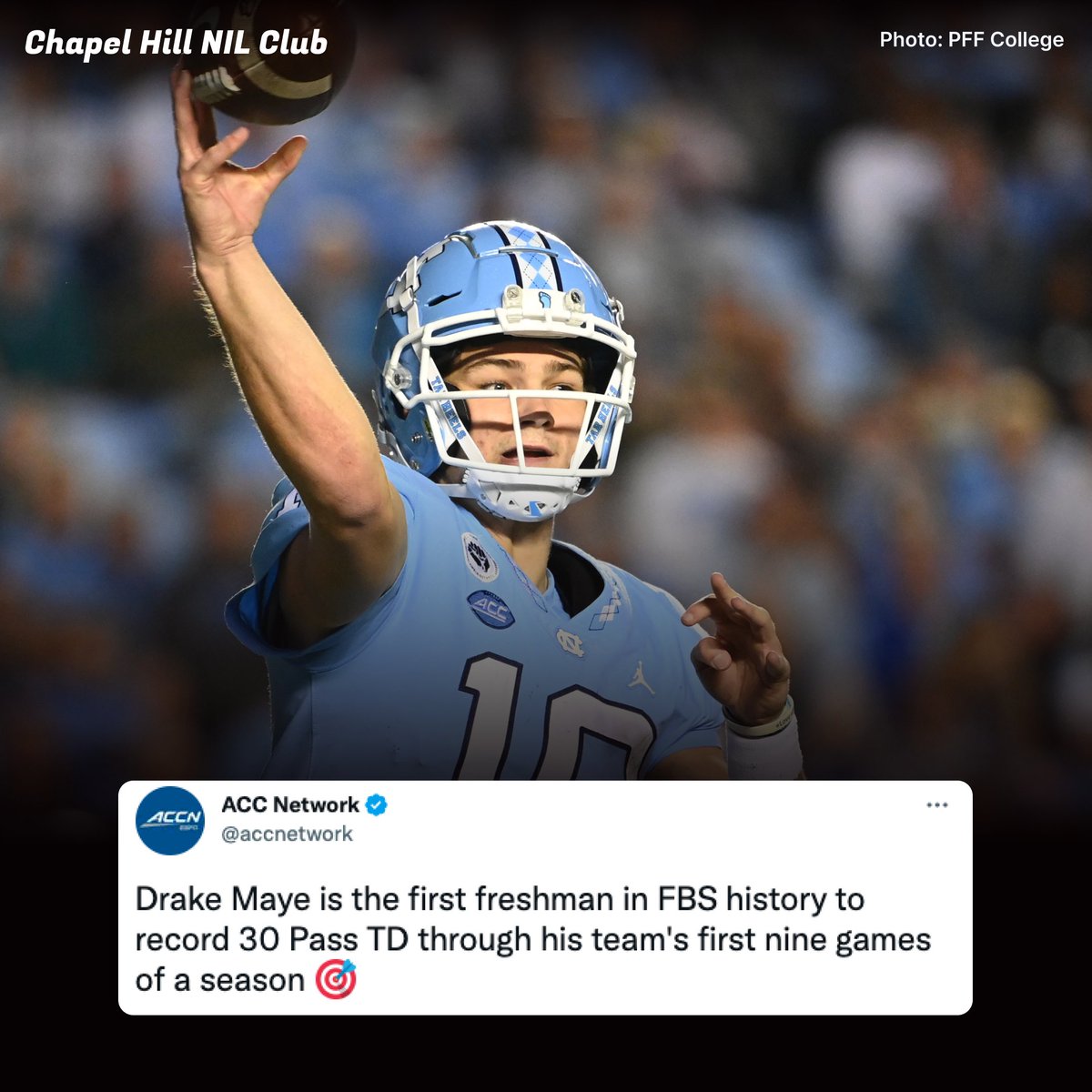 Let's go!

#CarolinaFootball #UNCommon