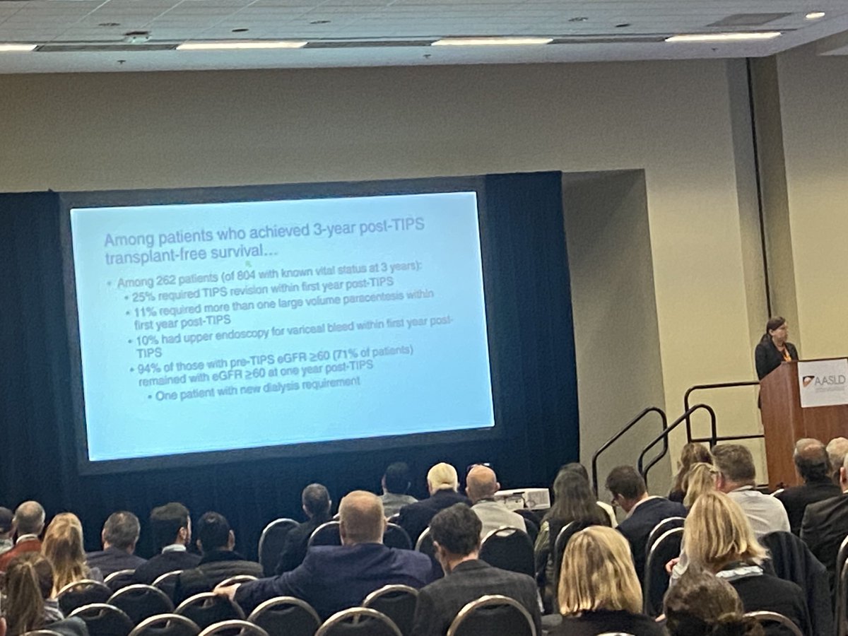 Strong work by ⁦@yael_nobel⁩ looking at long term tips outcome in the ALTA cohort. ⁦@LisaVWMD⁩ ⁦@elizabeth_verna⁩ #TLM22