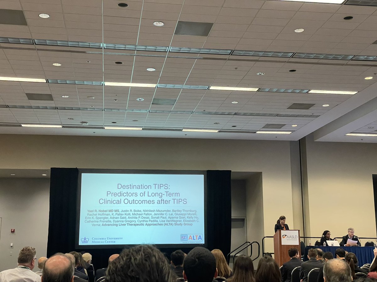 Very proud of work by the ALTA group led by @elizabeth_verna and @yael_nobel providing proof of concept for TIPS as a destination therapy for selected patient. @AST_LICOP @AASLDtweets #TLM22