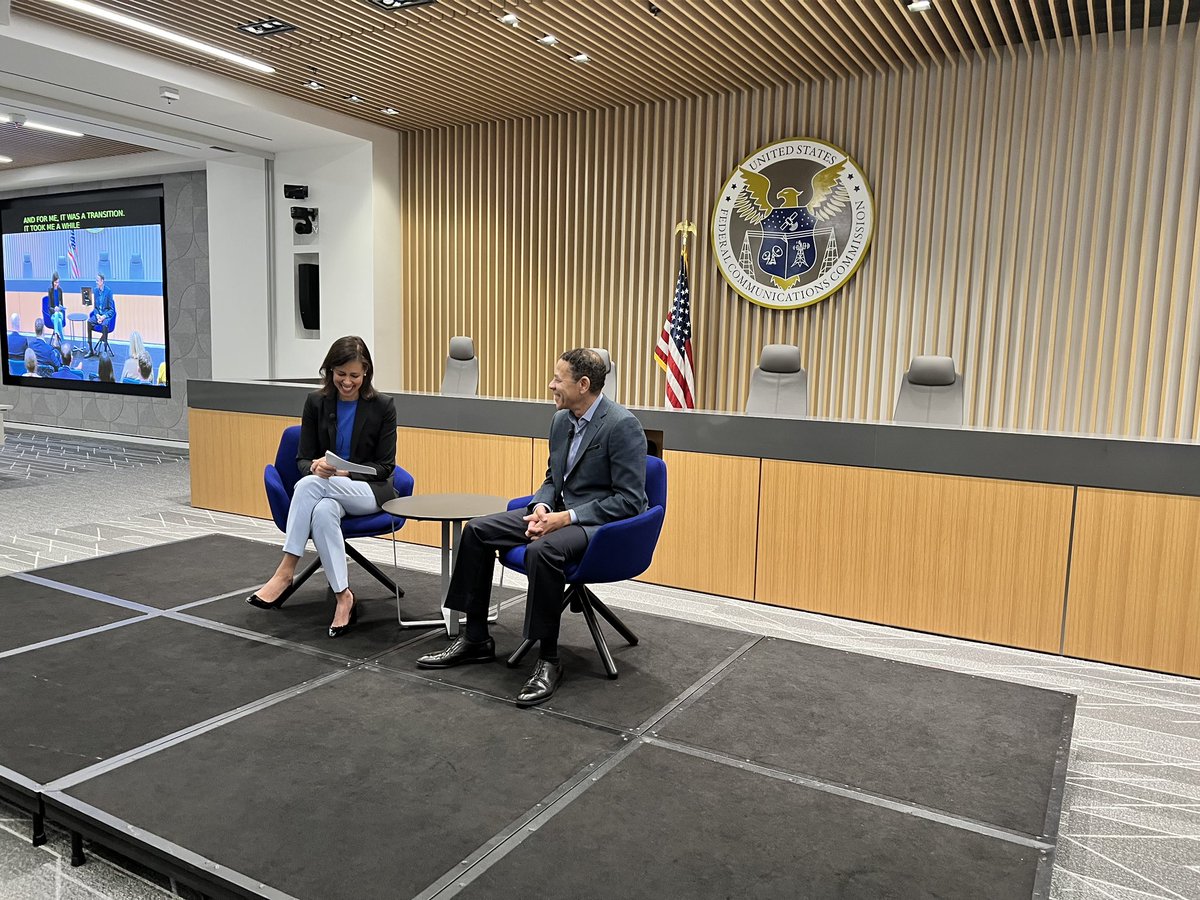 Today I kicked off the First Conversations with <a href="/WEKennard/">William E. Kennard</a>, the <a href="/FCC/">FCC</a>’s first Black Chairman. We discussed his career milestones, the challenges he faced as Chairman, how he overcame obstacles that were thrown his way, the launch of #ERate, and more. Thanks for joining me.