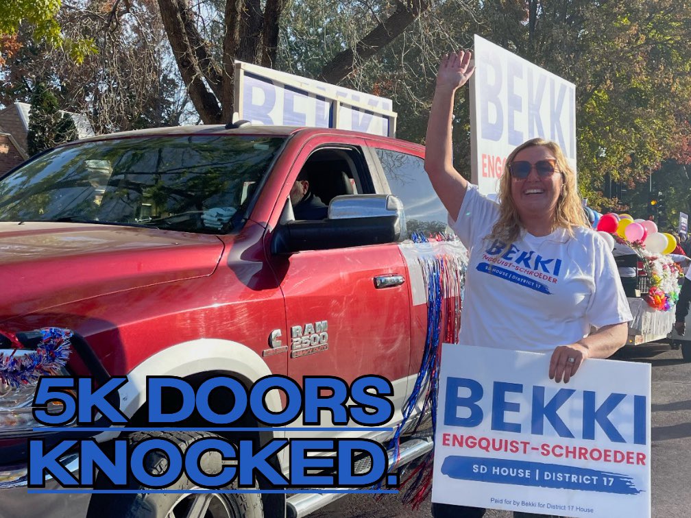 Our campaign has knocked over 5k doors, met so many people at local meet and greets, discussed priorities at local candidate forums, and heard challenges that plague our district. Tomorrow, vote for someone who listens to your concerns. Solutions are in your vote!