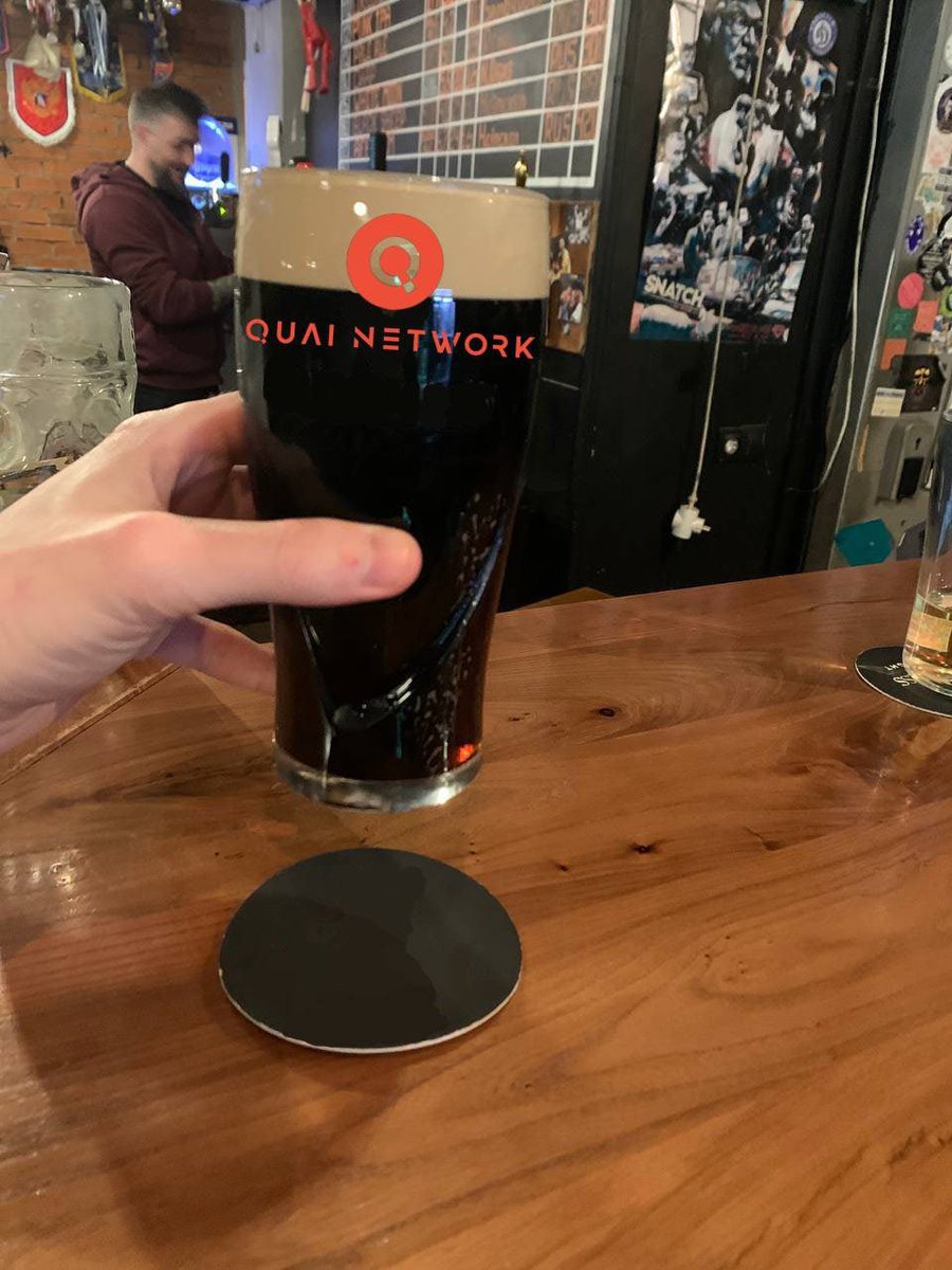 Wow, @alanorwick thanks for <a href="/QuaiNetwork/">Quai Network ⚡️💵</a> beer. Let’s go Quai Nation. #QuaiNetwork #Quai 
Congrats all community 😇
