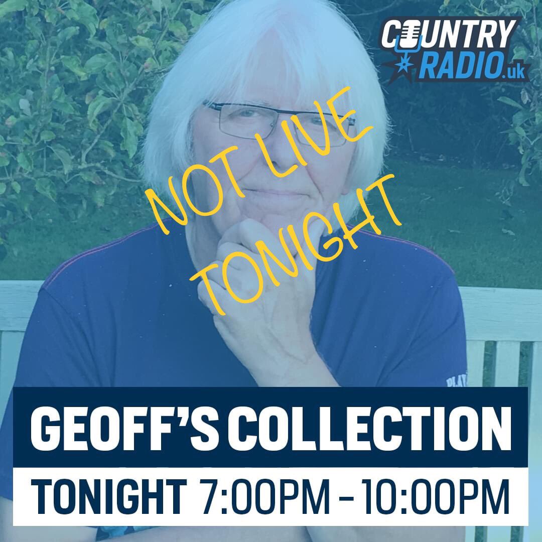 Just a quick reminder, that tonight’s “Geoff’s Collection” on countryradio.uk  is a replay from earlier in the year, because my live presence is required at a town council meeting. 😉🎙🎧📀📀📀