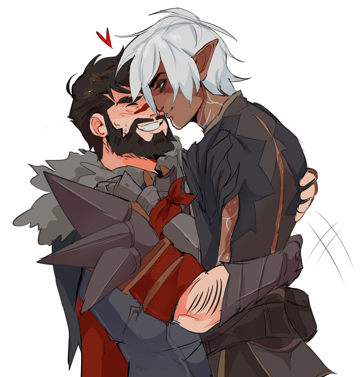 「pick up the boyfriend #DragonAge 」|king fable 👑 COMMS CLOSED 6/6のイラスト