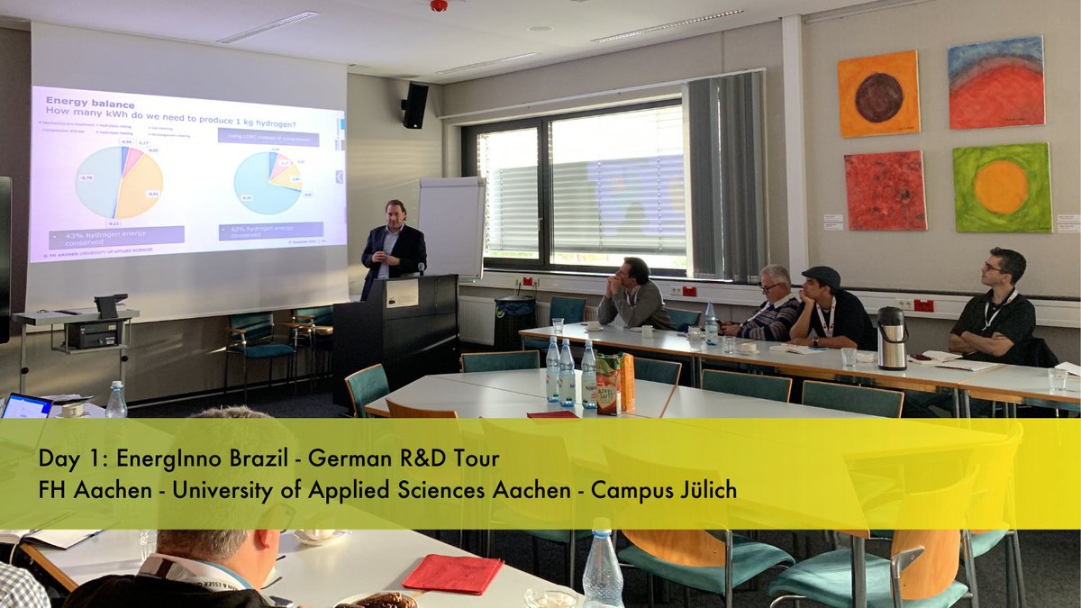 ResearchGermany's tweet photo. Here is Prof. Nils Tippkötter, @FH_Aachen, and a representative of the German #EnergInno tandem 'Bio2H2'. He shares insights into his research areas, #BioprocessEngineering and #DownstreamProcessing, with the Brazilian counterparts of the EnergInno campaign led by @Fraunhofer_en. https://t.co/LwLUm5qjVh