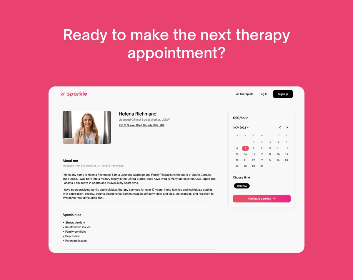 *booked the next therapy session*

My mood: 📈 📈 📈💗😻