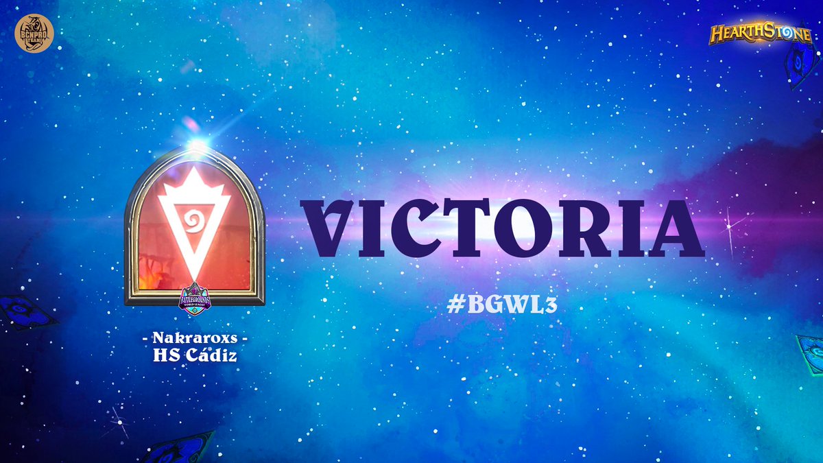 ⚔️ RESULTADO ⚔️
🟣 Jornada 5 | Grupo C | Europa
 
🇪🇸  #LosÁngelesDeKvvothe vs 🇪🇸 <a href="/HSCadiz/">Hearthstone Cádiz</a>
⭐️MVP: <a href="/mundiotero/">Eddy</a> 

👑 #BGWL3