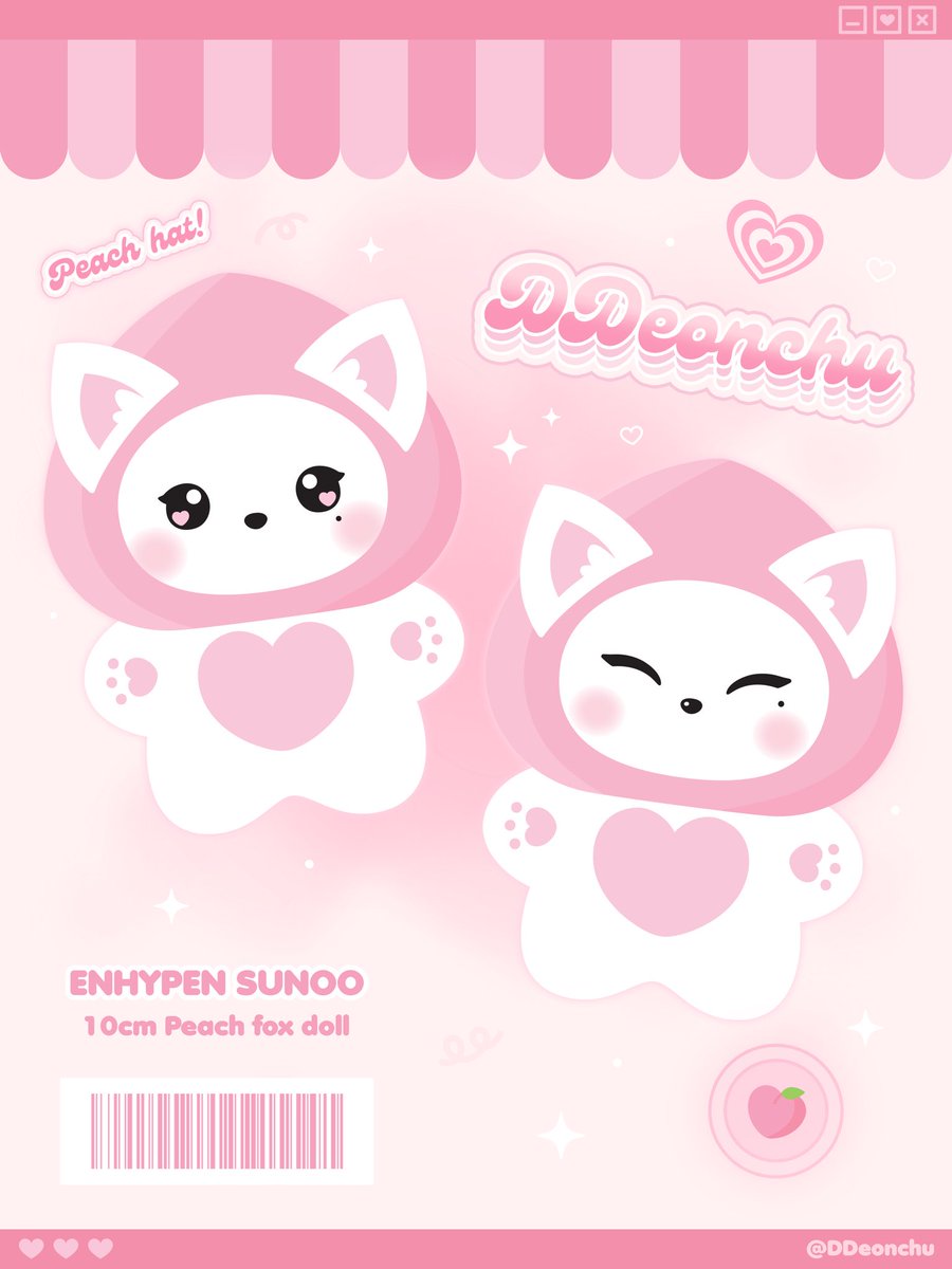 sunchulip's tweet photo. USA G.O 🇺🇸
@DDeonchu doll + DDeonchu Card (design will be released later)
 DDeon ver  / Chu ver  $15.02
                 
-Peach hat $5.72  
-Poca Holder $7.87 (Swede Fur)
-Pouch $12.16 (Microfiber-like material, zipper)
-Keyring $4.29
Candy ver  / Peach ver  / Parfait ver https://t.co/jYcbmbmWGl