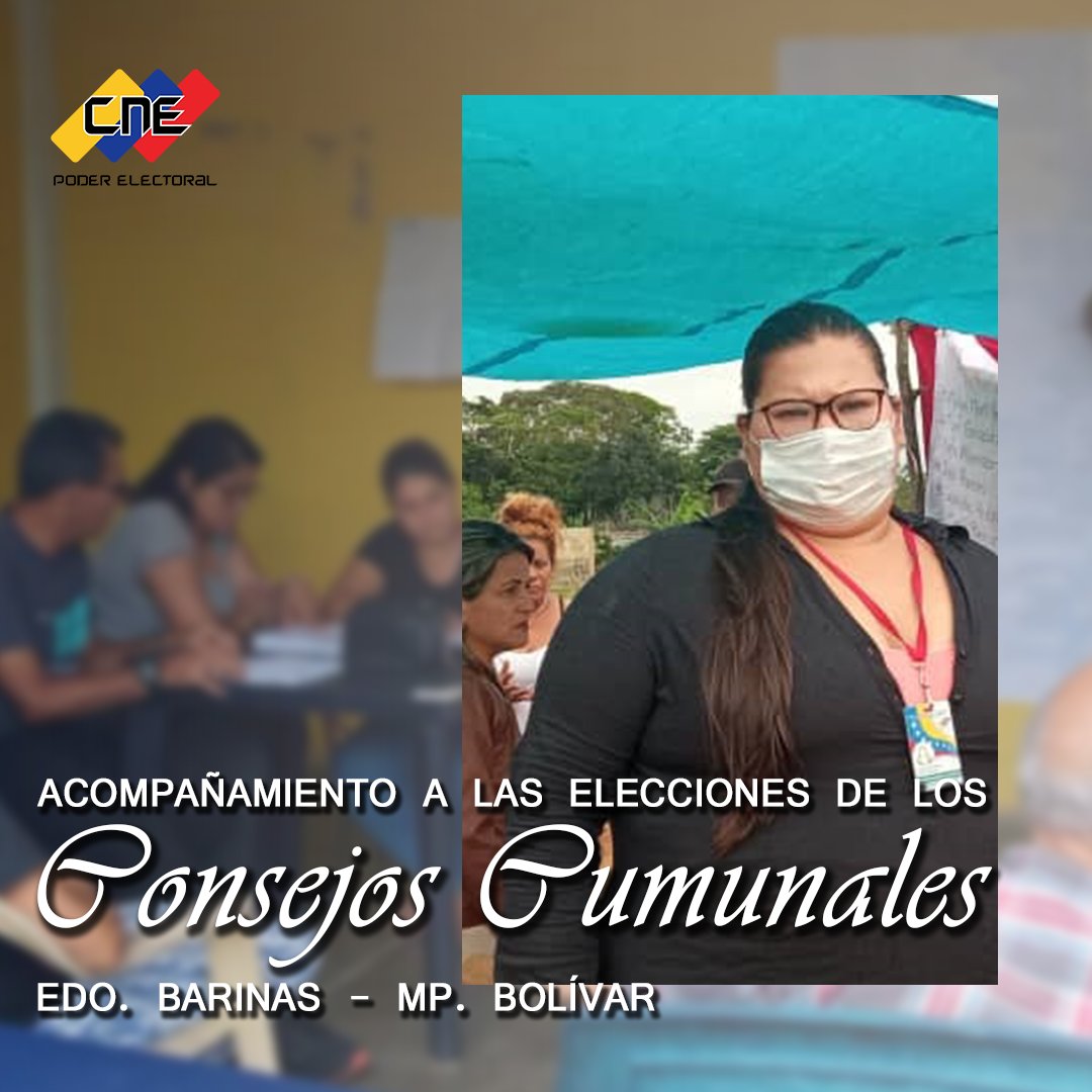 cne_barinas's tweet photo. Ayer 06 de noviembre del presente año, se acompaño a los Consejos Comunales en los distintos Municipios del estado Barinas a las elecciones de sus distintas vocería donde las comunidades eligieron los voceros de su preferencia, ratificando una vez más la democracia.
@cneesvzla https://t.co/eUH7wp38hp