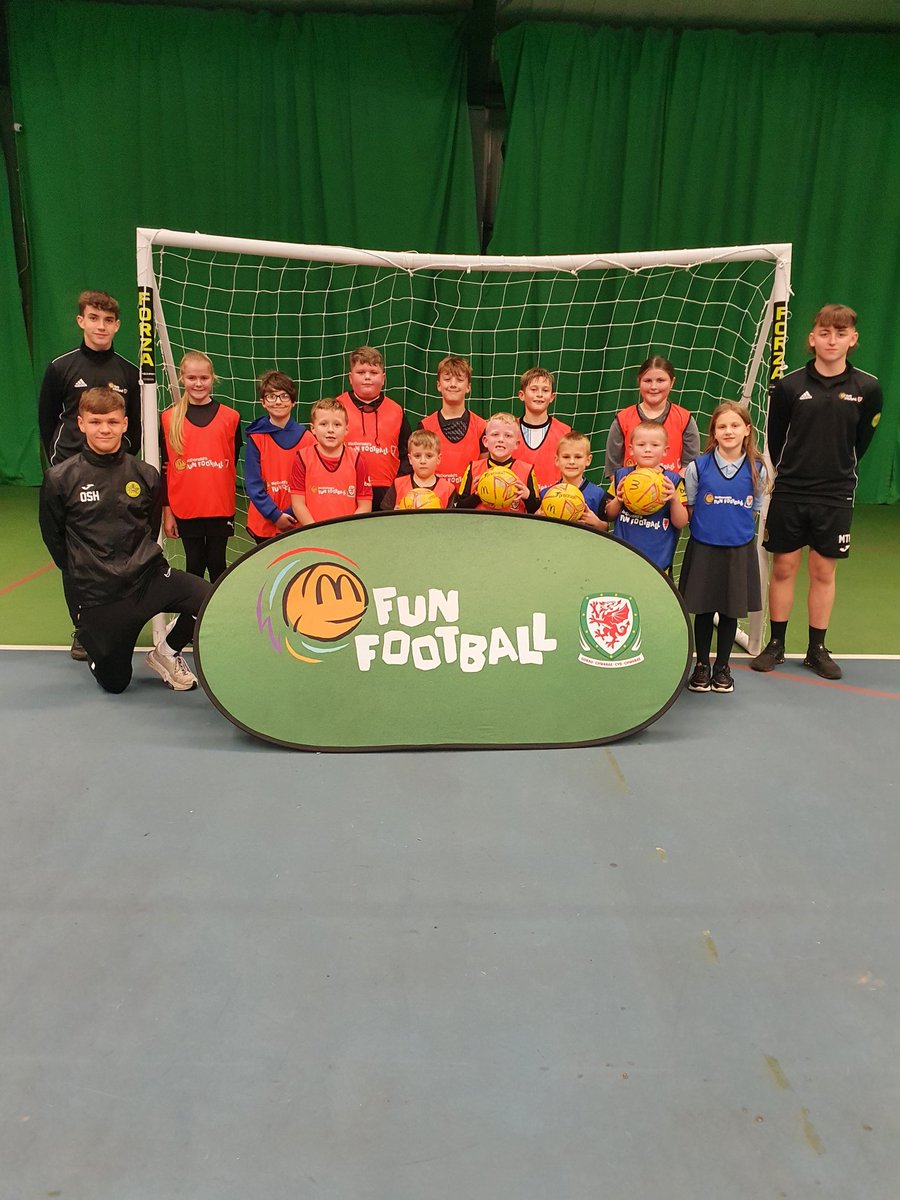 FitcTown's tweet photo. Celebrating Cymru making the FIFA World Cup 2022, today @FitcTown started hosting a month of Free FAW @FunFootballUK free Fun Football sessions. Sign up for the remaining sessions today #funfootball @FAWales https://t.co/BfyAy873nl