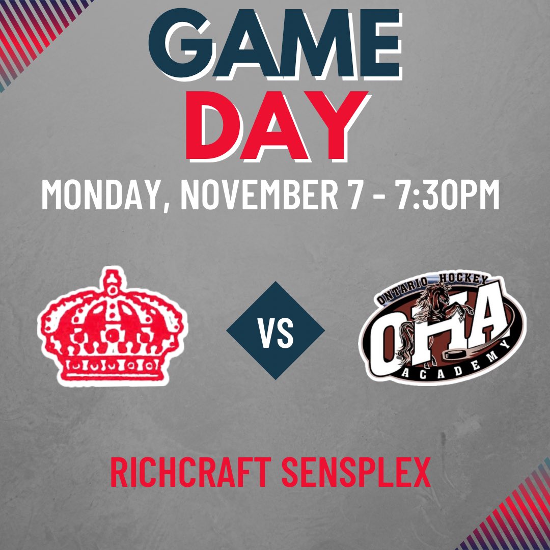 🔴⚪️ GAME DAY ⚪️🔴

🆚 OHA White
⏰ 7:30pm
📍Richcraft Sensplex
📺 <a href="/MyHockeyTV/">HockeyTV</a>

@HEOU18AAA <a href="/OHAMavericks/">Ontario Hockey Academy</a>