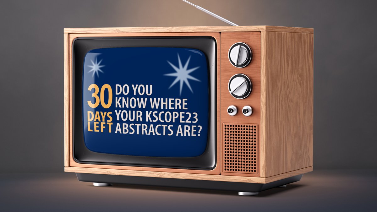 Oracle Developer & Technology User Group (ODTUG) tweet media