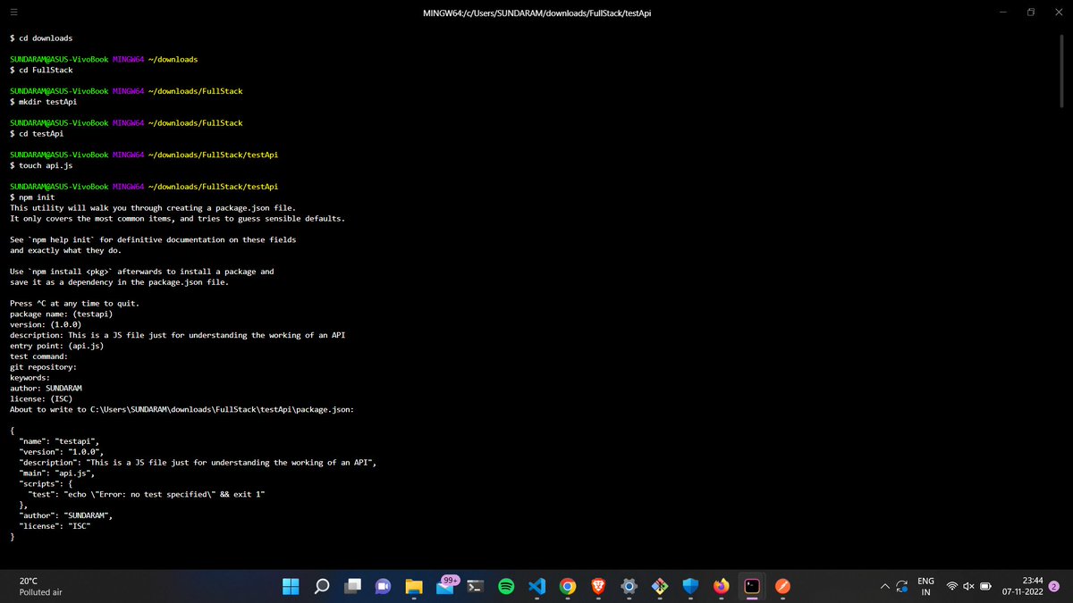 sundaramtwts's tweet image. Day 26- #100daysofCode:
1)#API Authentication and POSTMAN
2)Making GET requests using #NodeJS HTTP module.
3)Parsing #JSON  data.
Grateful!
 #100daysofcoding #100daysofcodechallenge 
#webdevelopment #development