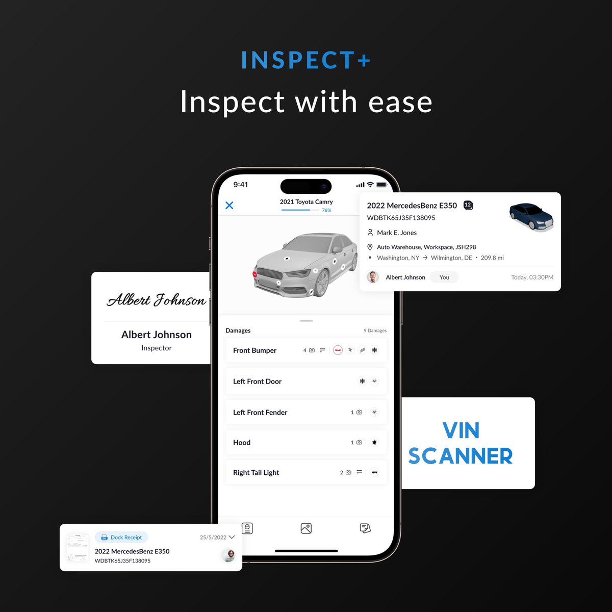RyetsHQ's tweet photo. You got it all, precise, powerful, and easy-to-manage inspections with INSPECT+.

#digitalinspection #vehicleinspection #automotive https://t.co/fThEkUxWOA