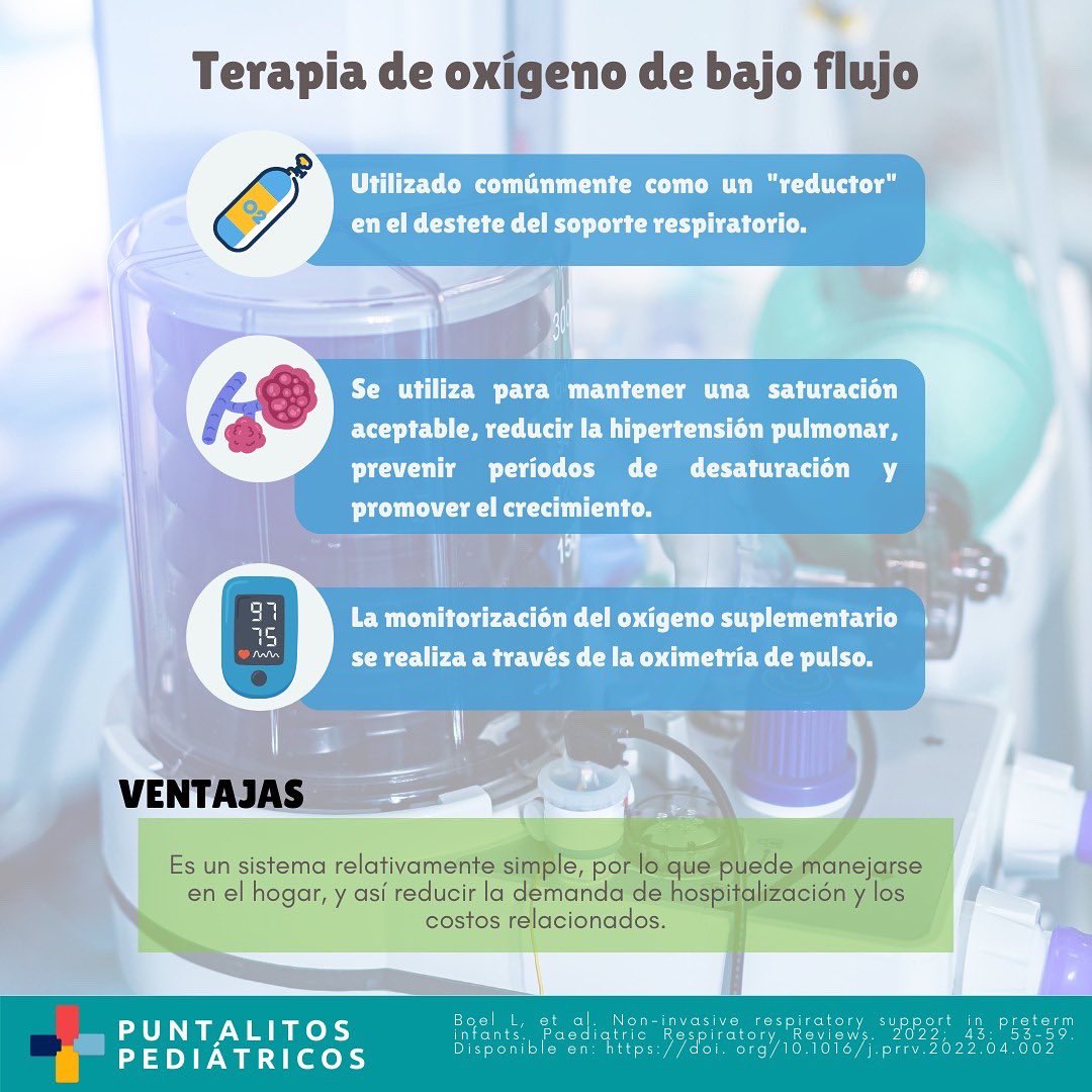 La #displasiabroncopulmonar ocurre con frecuencia en pacientes prematuros. Conocer los distintos tipos de métodos de ventilación no invasiva han permitido reducir la incidencia de estas complicaciones. 🫁👨‍⚕️

#puntalitospediatricos #newborn #preterm   #cpap #pediatria #FOAMED