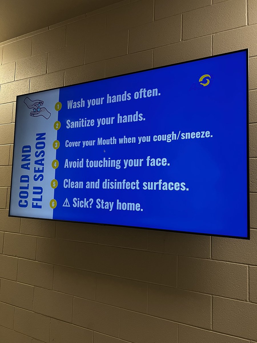 Today’s Health Tips brought to you my Mrs. Joe’l. #washyourhands