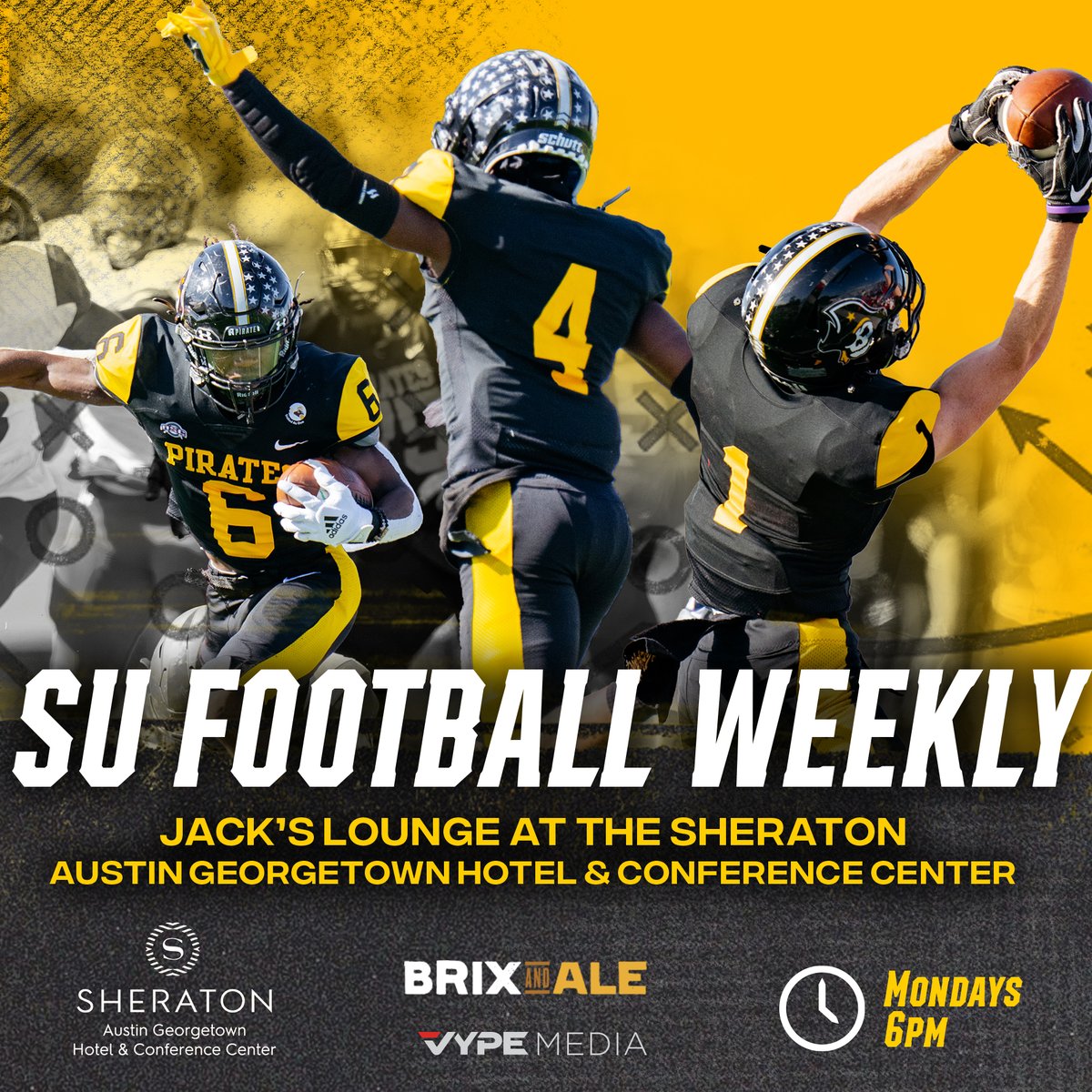 Catch the season finale of SU Football Weekly tonight at 6 PM. Live from <a href="/sheratongtx/">Sheraton Georgetown</a>. Live stream: youtu.be/ejBdX8I1Wlo