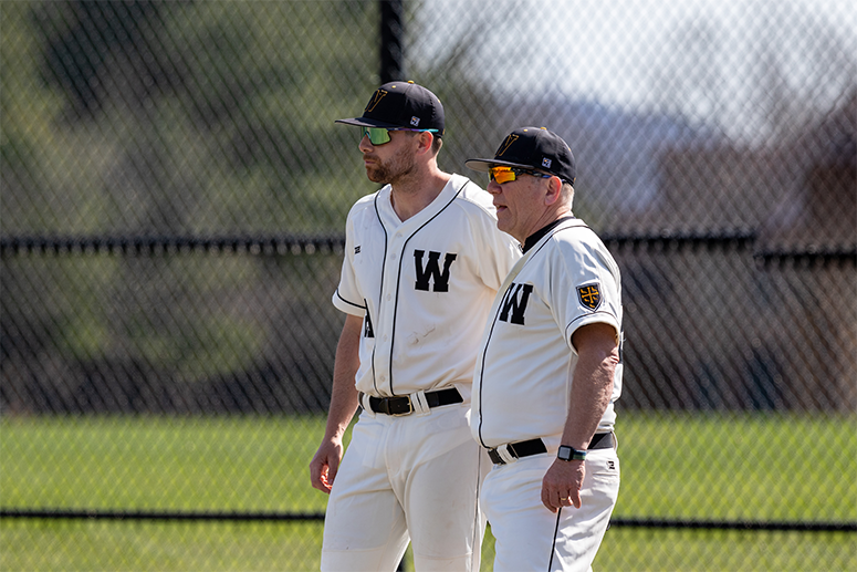 NE_Baseball's tweet photo. Tyler and Scott Wosleger have earned the opportunity to fulfill a dream -- having Dad serve as his son's assistant coach.

▶️See how they make it work.

https://t.co/JJp3nOrDcJ https://t.co/LUuP8yF96g