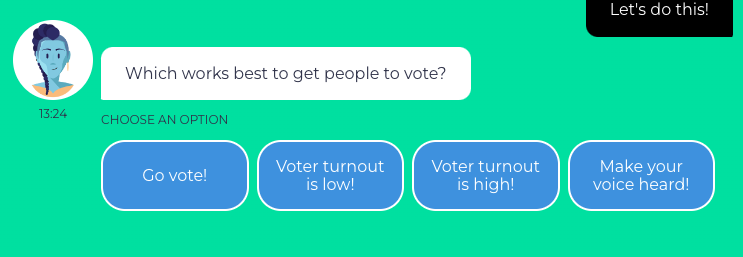 BrandynKeating's tweet photo. Do you know the most effective ways to get people to vote? You might be surprised at what the 🧠 science says. Check it out and get easy-to-use tips from YOUnify and @CivicGenius to increase your impact. https://t.co/HChzNaPk2a https://t.co/uWZ6Q5EJVo