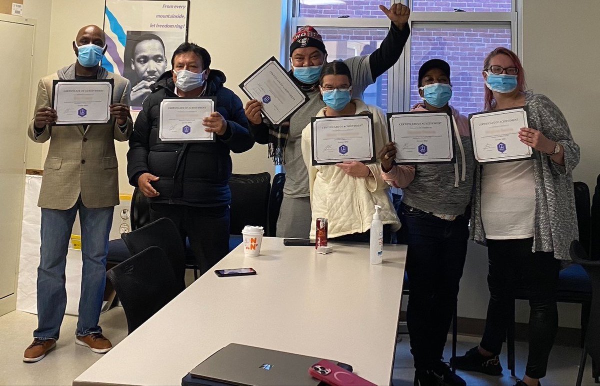 Congratulations to the October graduates of our industry-specific job skills program! We are so proud of your hard work and can't wait to see where your next chapter takes you! #projectplace #hope #community #endhomelessness