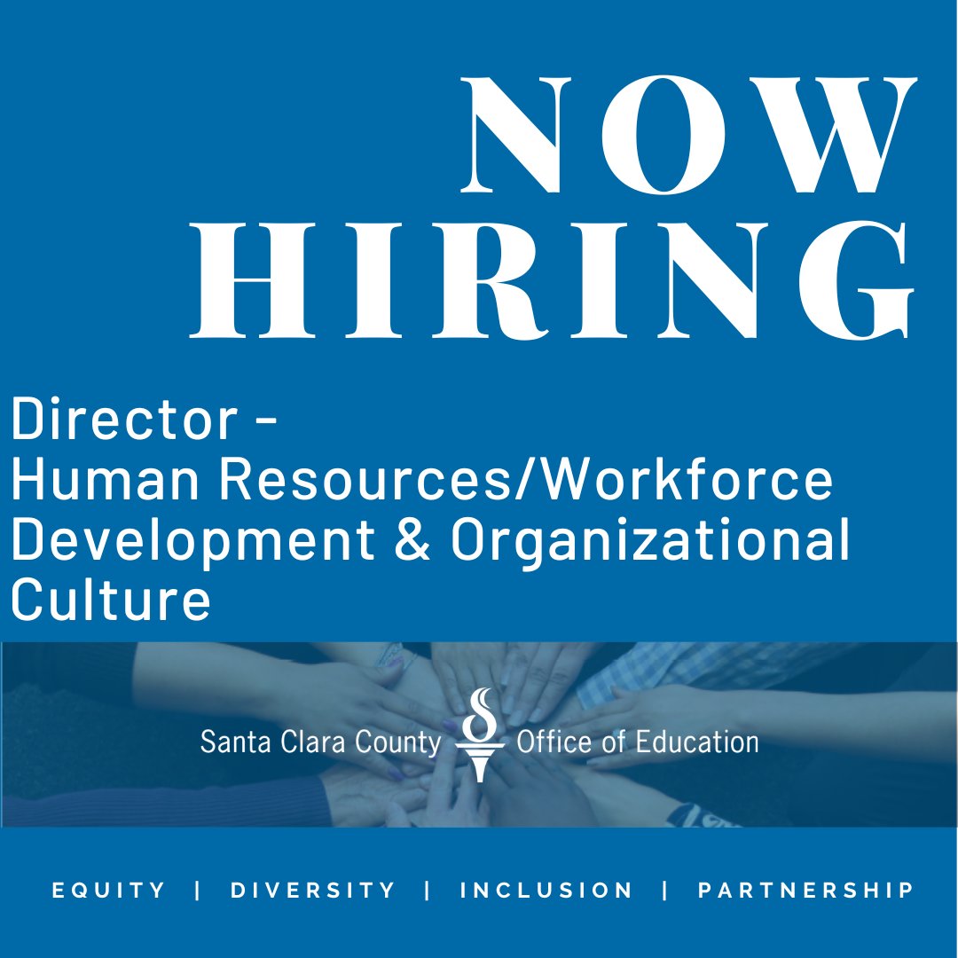 This position plans, organizes, controls and directs the operations, activities and methods of the Workforce Development& Organizational Culture Department, among other responsibilities. To learn more about the position, visit edjoin.org/Home/DistrictJ… #Hiring #HumanResources