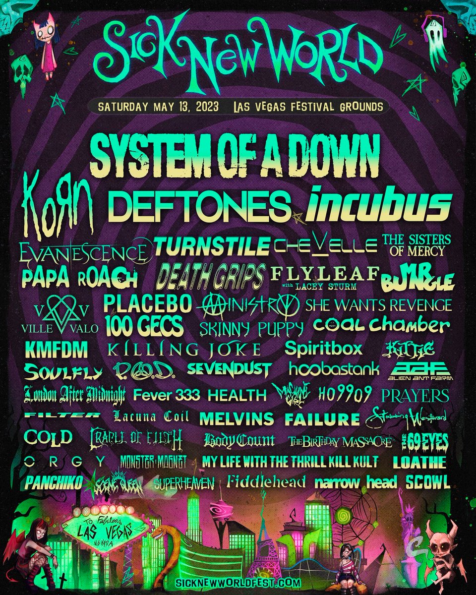 Sick New World festival announced (2022)