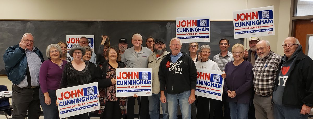 A big thank you to all those that supported me and helped me spread my vision for South Dakota!

cunningham4ethicalsdtreasurer.com/vision