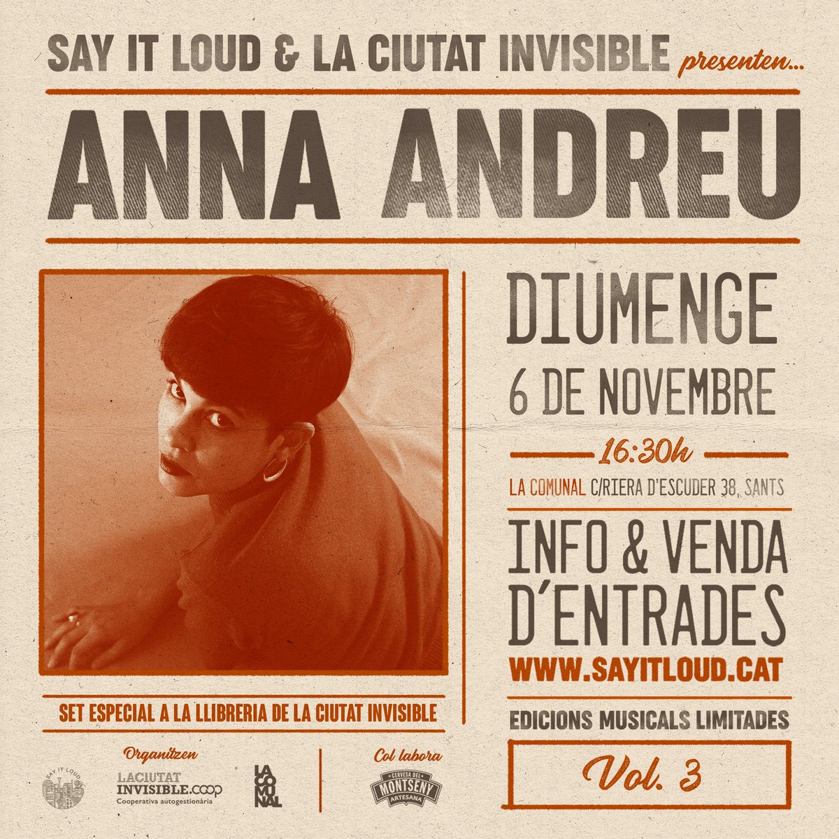 CompanyStas's tweet photo. #6nov22
11h sarau, paella 2/4 d4hV @noeliatitana i l'@Empelt a Pedreguer/Pòrxens

2/4 d5hV #AnnaAndreu a BCN/@lacomunalsants

6hV @elisabetfranch @albertguinovart a Palamós/teatre

8hV #XarimAresté a Alfés

Al @Teatre_Condal "Golfus de Roma" i al @TeatreMicalet "estimats pares" https://t.co/ohuRFgMZzV