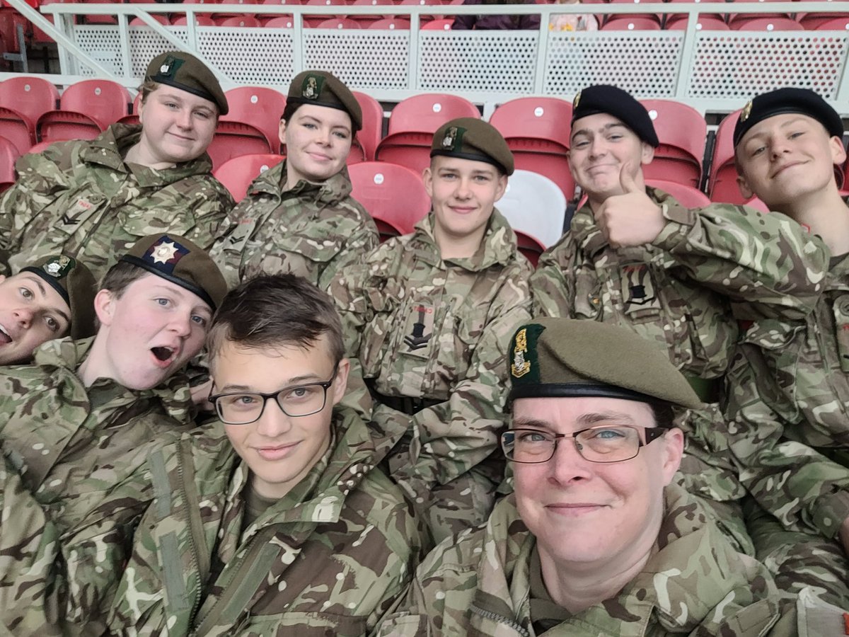 CacfMaj's tweet photo. Proud to of launched Middlesbrough football clubs poppy appeal today. 
Cadets were exceptional and well behaved as always https://t.co/D1RRXdsWqk