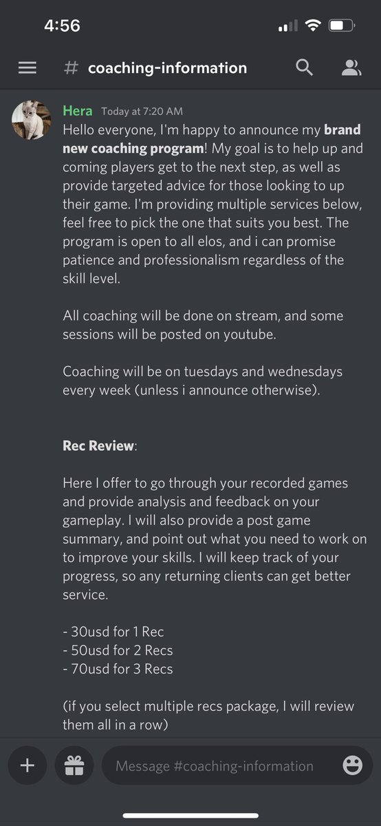 Hera_Aoe's tweet image. Coaching information is out! Read more by joining my discord or watching my latest youtube video discord.gg/9ztR7eqGDd